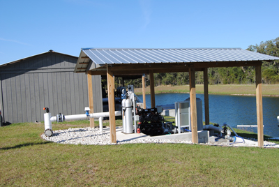 Pump and motor controllers manage irrigation at a large Florida nursery.