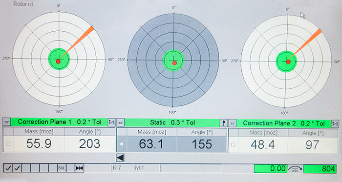 Worthington rotor final balance