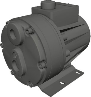 Typical flat diaphragm pumps