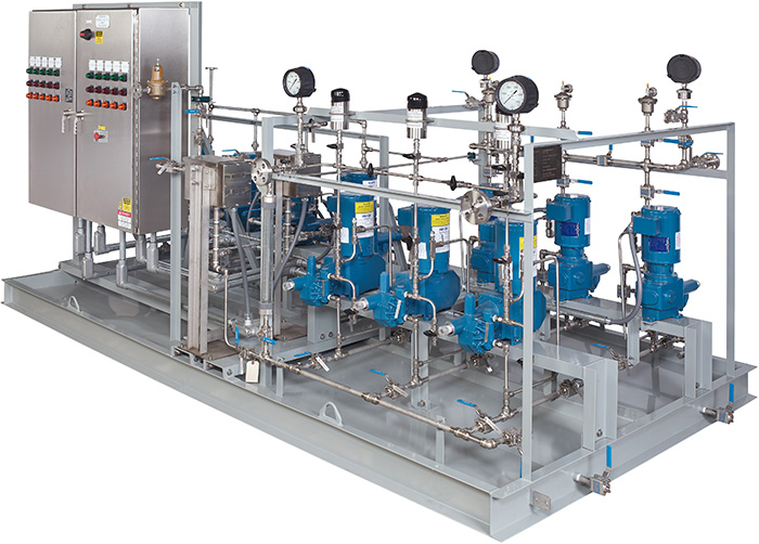 a complete chemical-feed system package