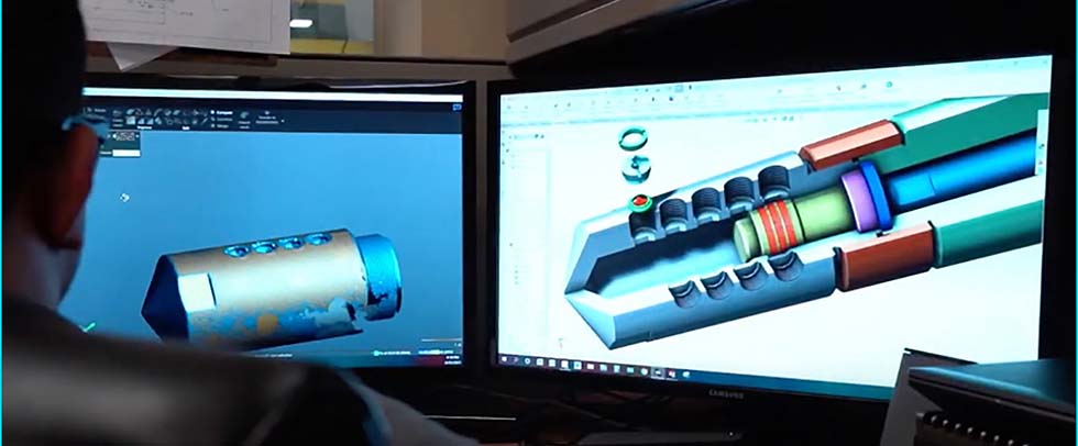 IMAGE 1: Computer-aided design of a reverse engineering project (Images courtesy of ASC Engineered Solutions)