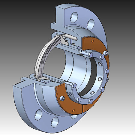 IMAGE 7: Cutaway view of modern steam turbine gland shows its dry gas seal heritage (Source: AESSEAL, Inc.)