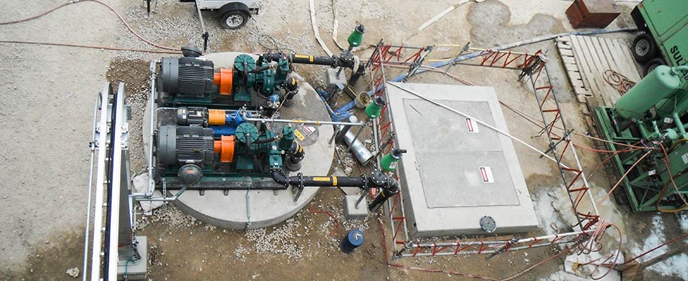 IMAGE 1: Aerial view of skid-mounted system for oil and gas plant (Images courtesy of Romtec)