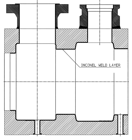 IMAGE 1: Pump casing with weld overlay (Images courtesy of Sulzer)