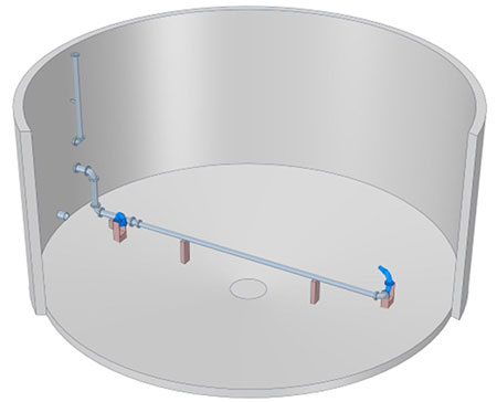 hydraulic mixing system