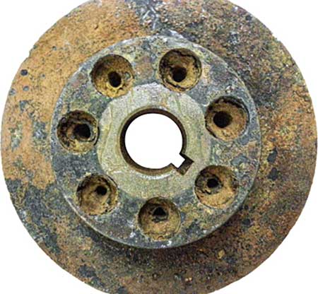 corroded impeller vanesB