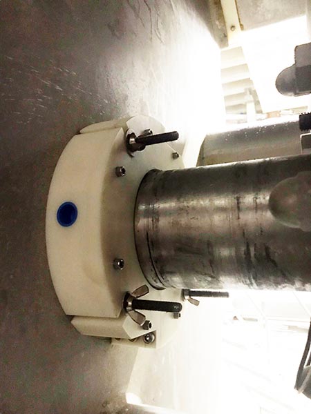 IMAGE 2: This air seal prevents dough oozing and bacterial growth at an East Coast animal cracker producer.