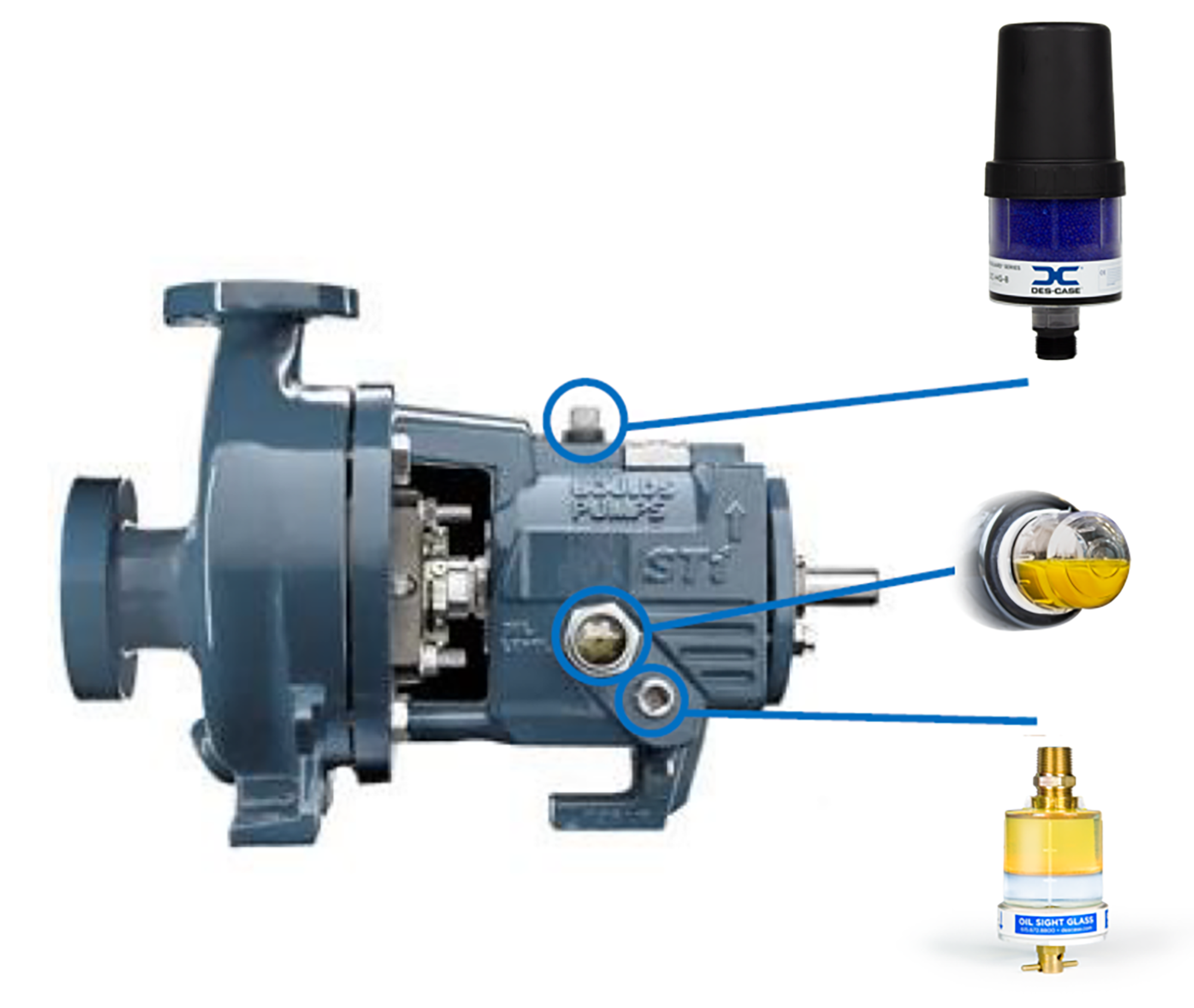 IMAGE 1: Ideal configuration for visually inspecting a pump (Images courtesy of Des-Case)