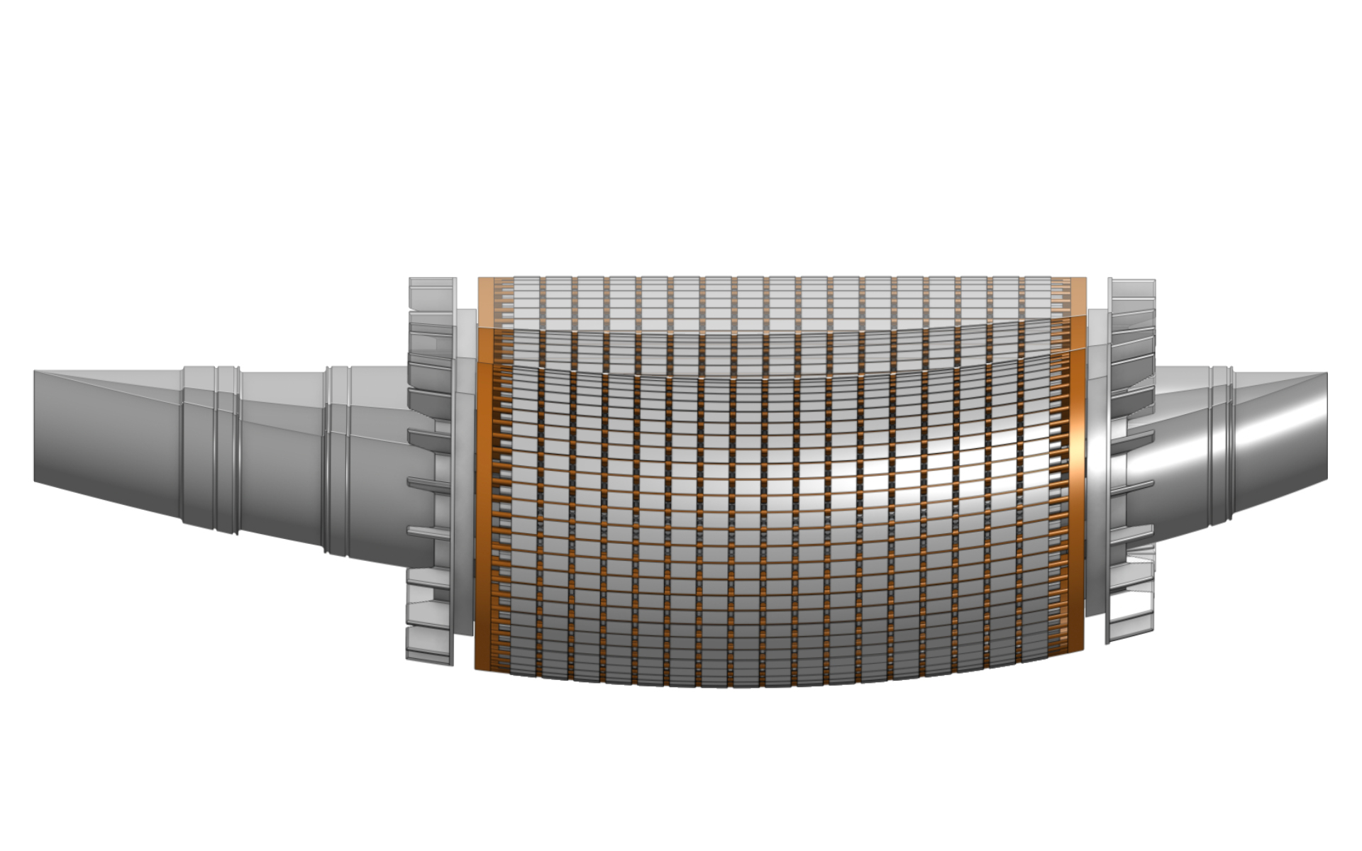 Image 2: Lateral bending of motor rotor