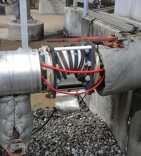 Faulty expansion joint installation