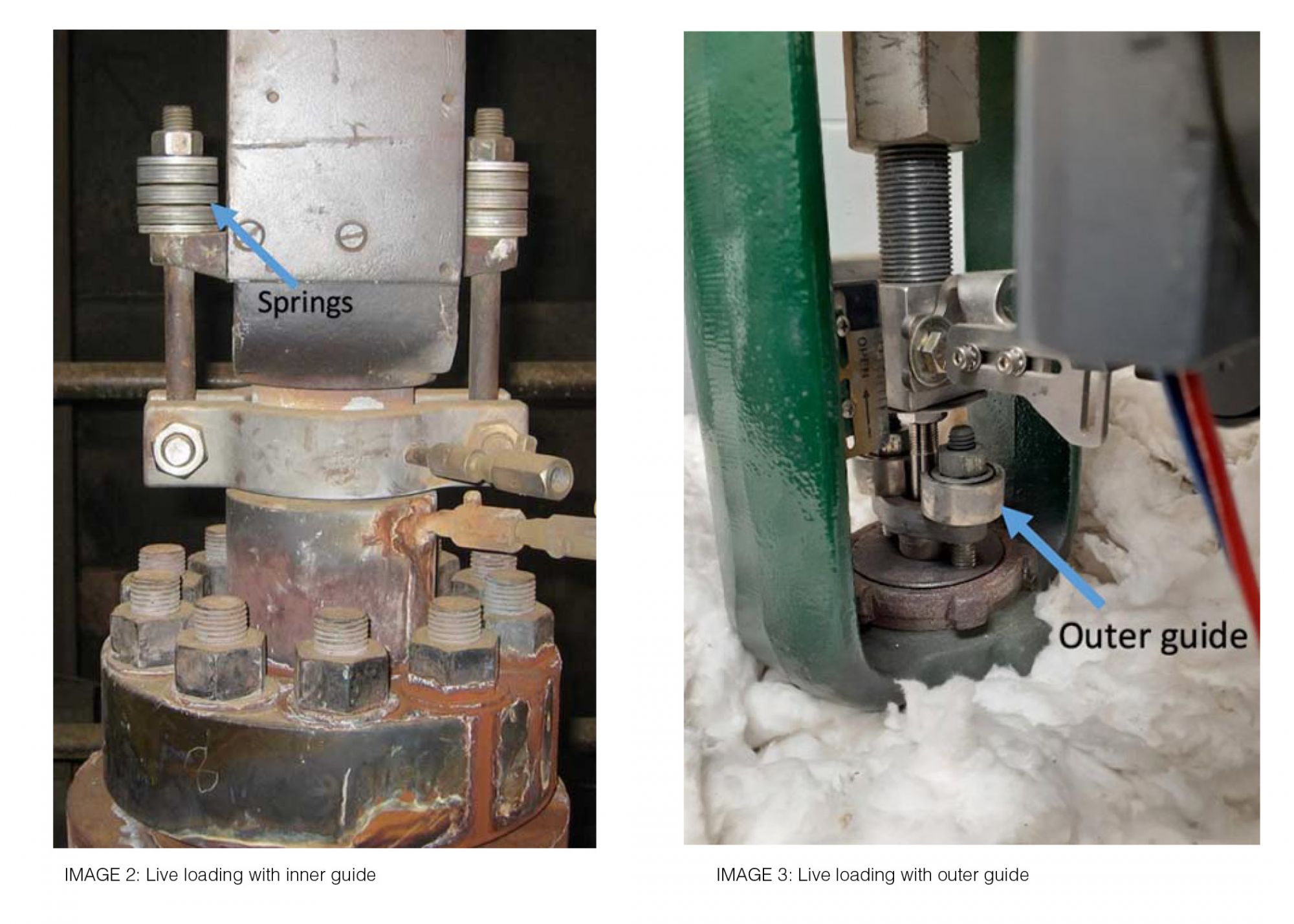 IMAGE 2: Live loading with inner guide and IMAGE 2: Live loading with inner guide and Image 3: Live loading with outer guide 