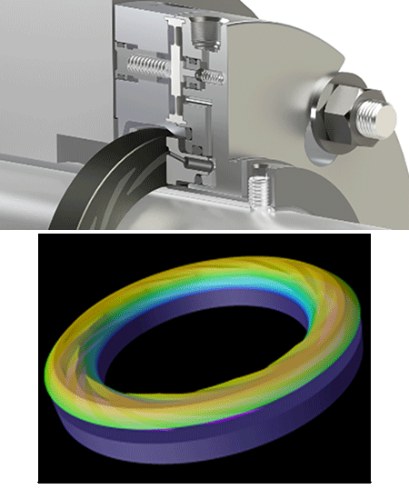 IMAGE 9: Cross section of a gas seal design  for pumps