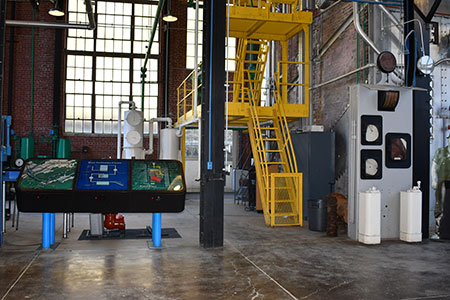 Pump museum interior