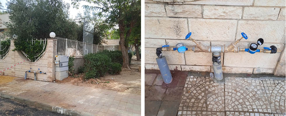 IMAGE 1: The main water supply pipe comes from under the ground (Images courtesy of the author)