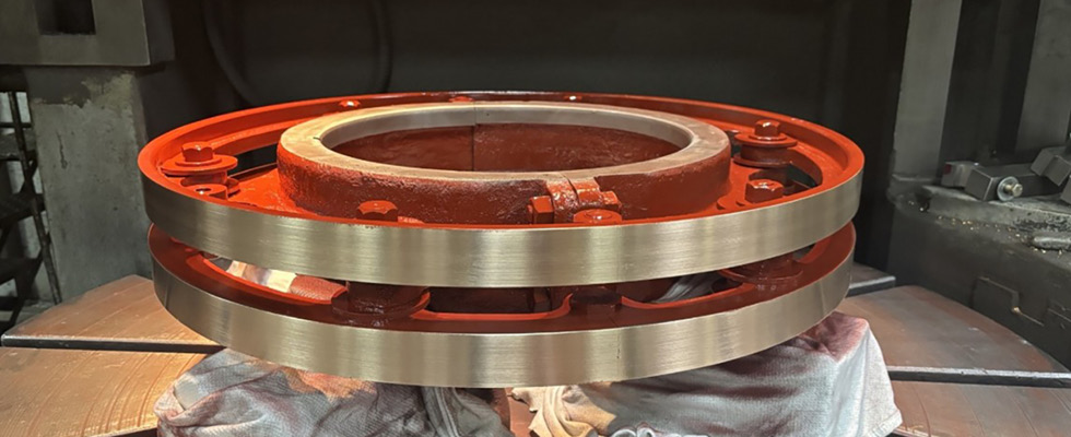 IMAGE 2: Refurbished collector ring for a 2,400-volt hydro generator