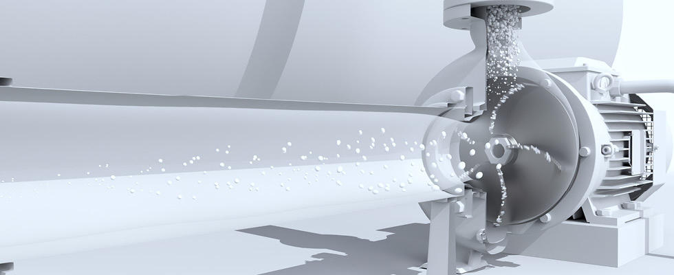 IMAGE 1: Cavitation can occur in open systems when the inlet pressure drops below NPSH for the specific pump. (Images courtesy of ABB)