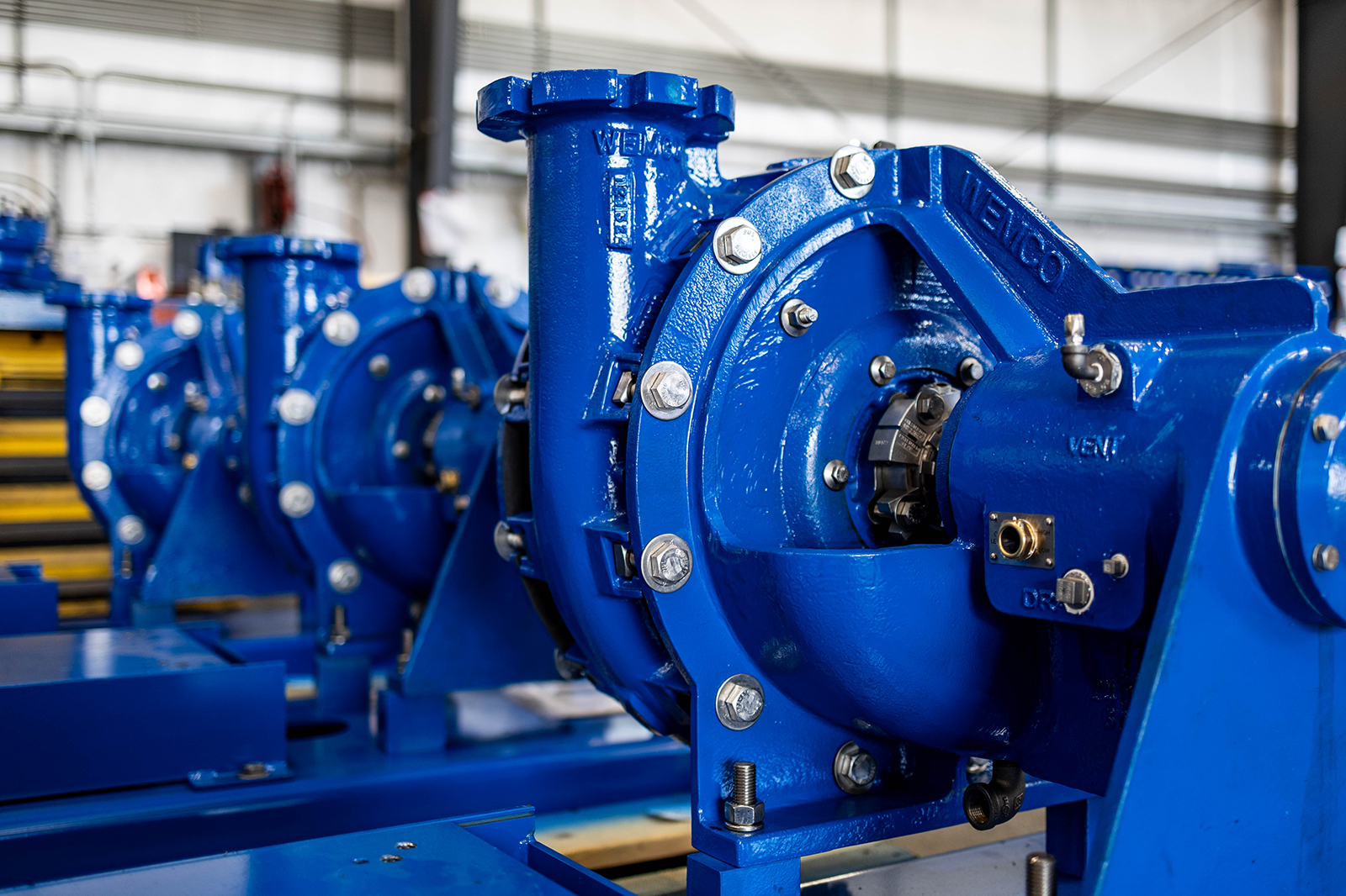 A torque-flow pump ready to ship