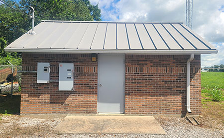 Pumping station exterior