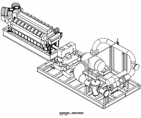 IMAGE 7: Engine-driven  pipeline pump