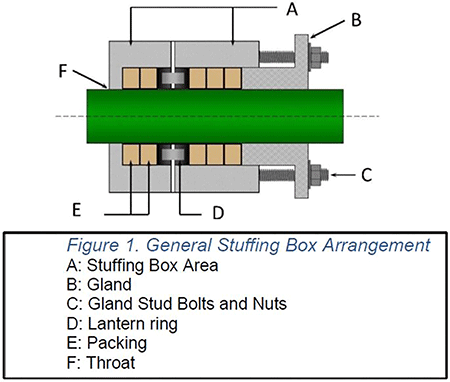 General stuffing box arrangement
