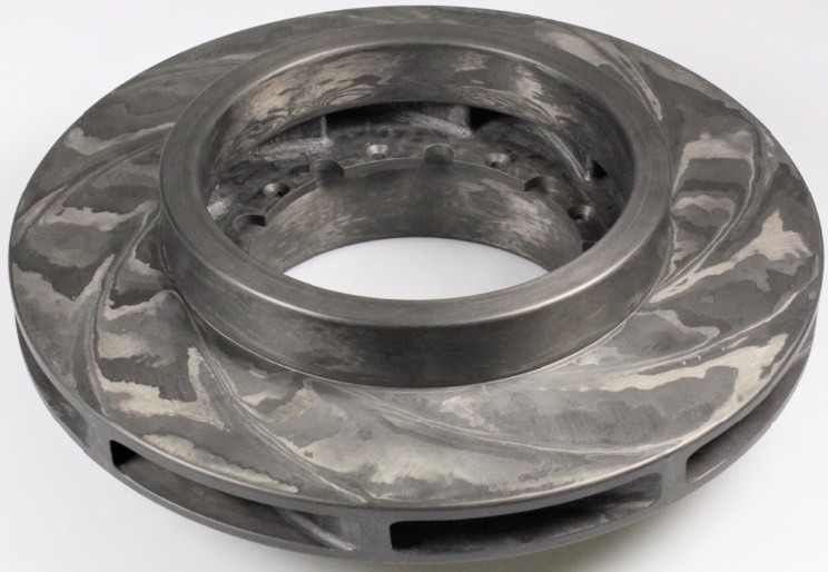 IMAGE 1: A molded impeller offers close geometrical tolerances (flatness and concentricity). (Images courtesy of Greene Tweed)