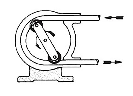 Drawing of peristaltic pump