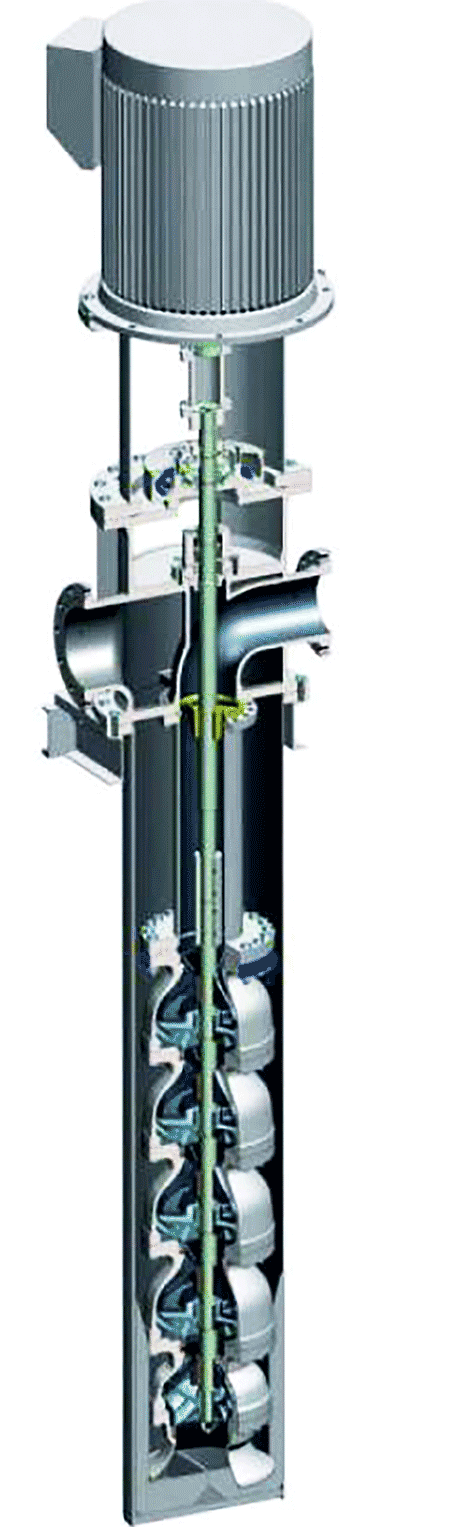 Vertically suspended suction can pump (VS6 type)