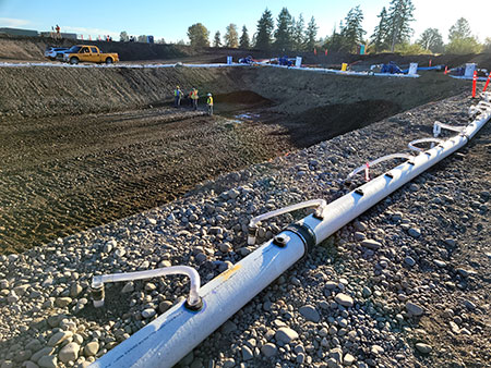 IMAGE 2: Salmon passage installation at Joint Base Lewis-McChord Airfield in Tacoma, Washington (2020)