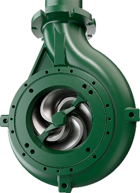 IMAGE 1: Chopper pump suction view (Images courtesy of Vaughan)