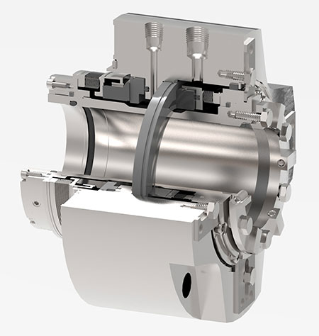 IMAGE 1: High-temperature, noncontacting cartridge seal (Image courtesy of John Crane)