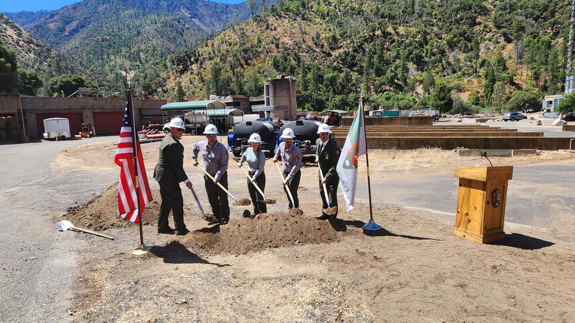 Official groundbreaking for the new El Portal Wastewater Treatment Plant at Yosemite National Park