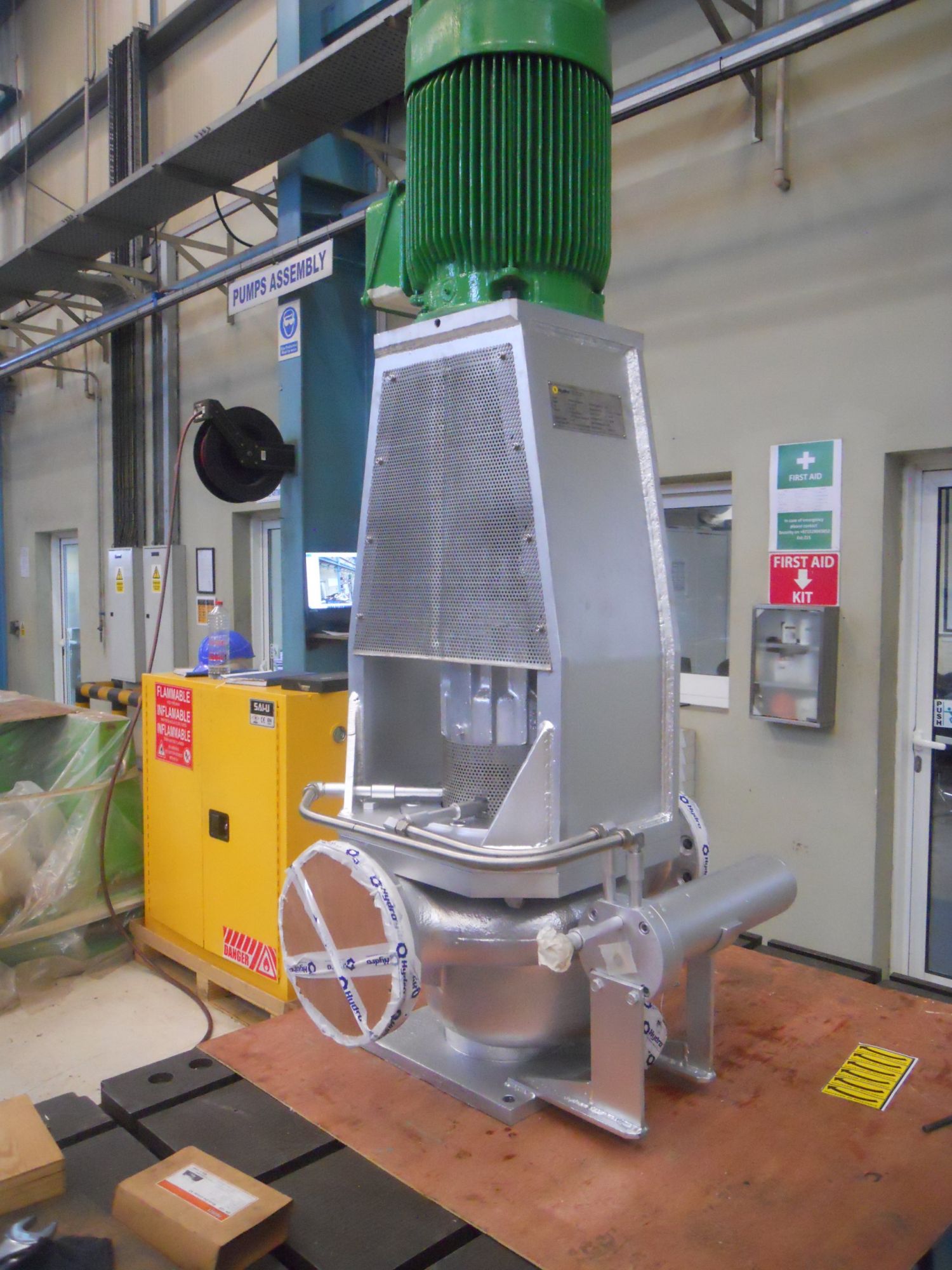 IMAGE 1: Upgraded OH3 pump preparing for shipment (Images courtesy of Hydro)