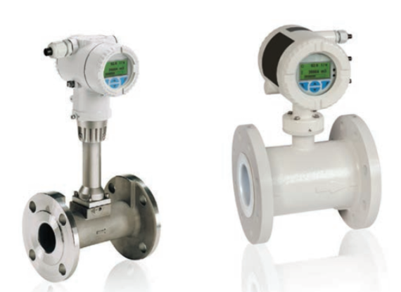 Typical volumetric flow meters