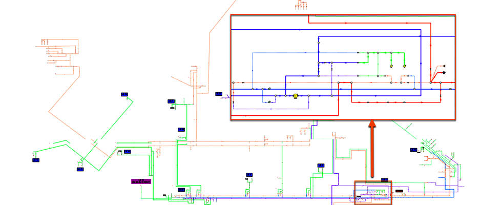 IMAGE 2: 505-pipe model calibrated to 3% accuracy based on 160,000+ data points