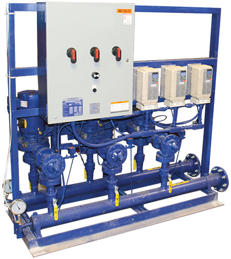 IMAGE 1: Typical pump multiplexing application (Images courtesy of Yaskawa America, Inc.)