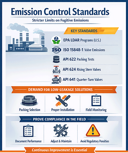 IMAGE 1: Emission control standards (Images courtesy of John Crane)