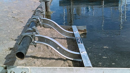 IMAGE 2: Strengthened and refurbished skimmer blade after repair and retrofit