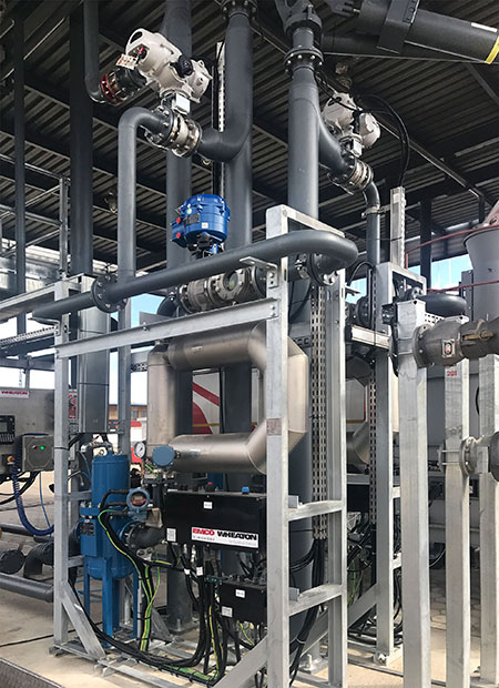 IMAGE 3: Gas metering and LACT skid