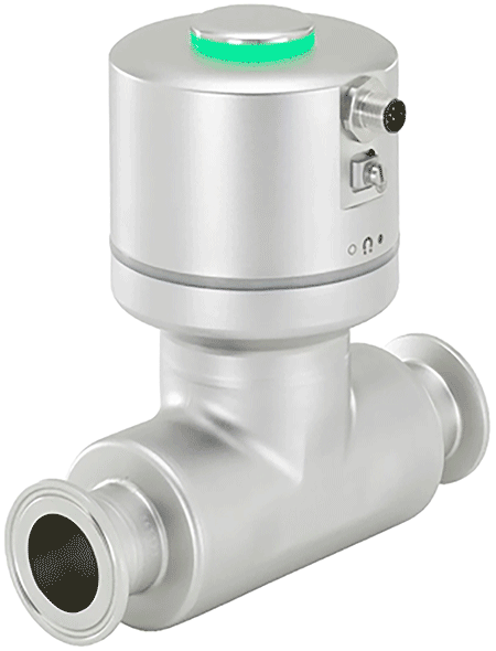 IMAGE 1: SAW flow meter made of stainless steel (Images courtesy of Tameson)