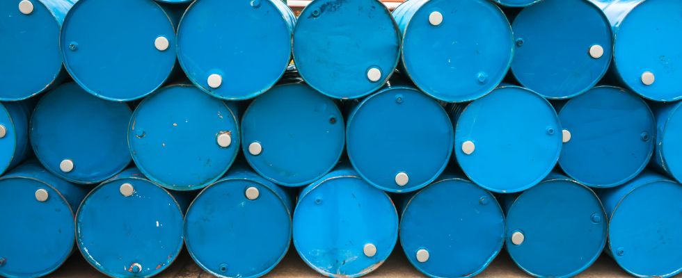 oil and gas barrels