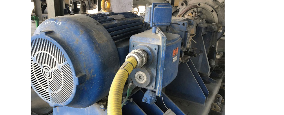 centrifugal pump with motor nameplate