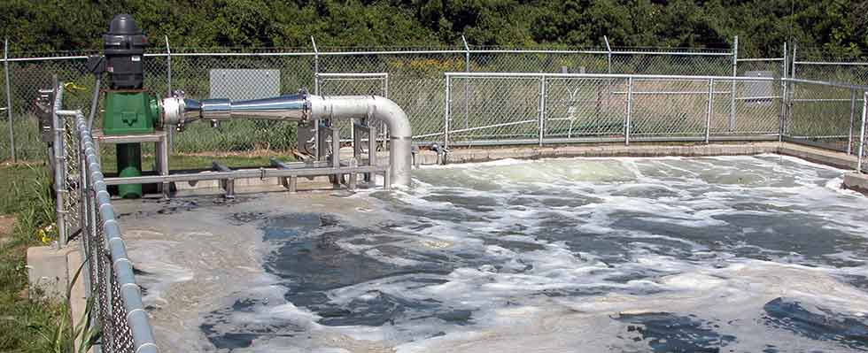 wastewater aeration system