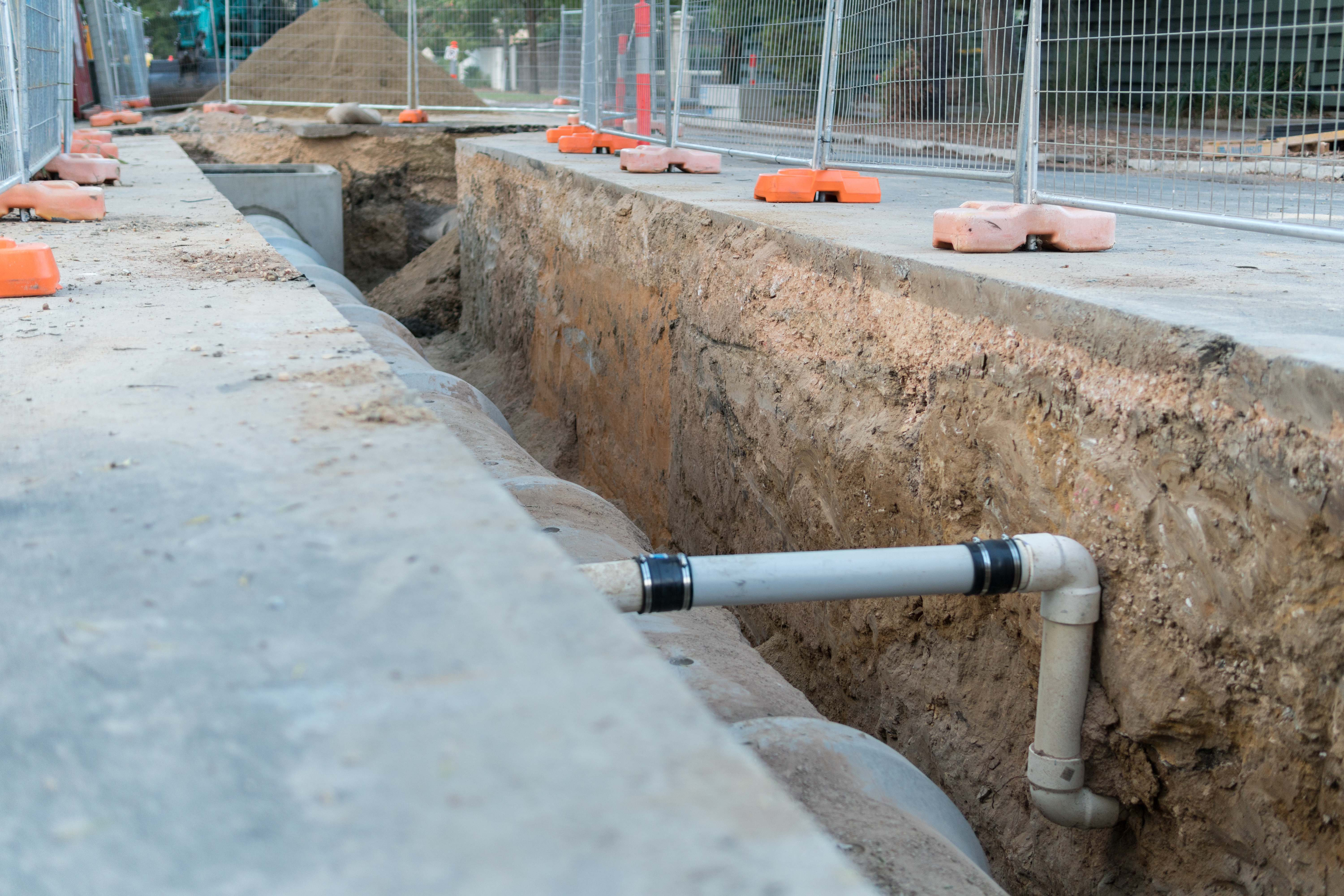 water pipe infrastructure