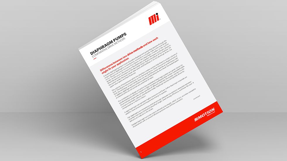 Motion Diaphragm Pumps White Paper image