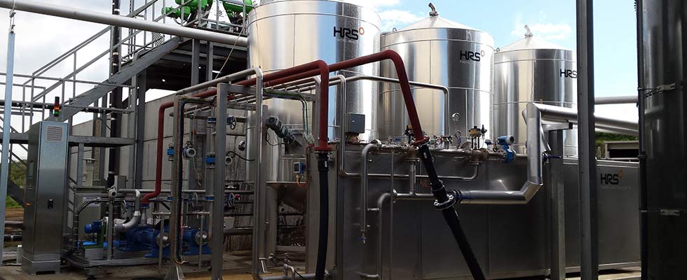 digestate and sludge pasteurization in water treatment