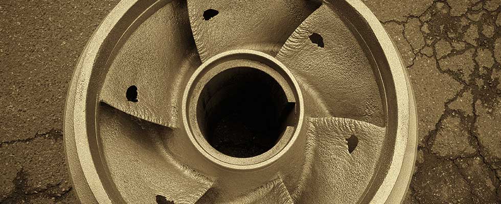 cavitation on pump impeller