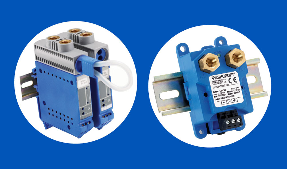 IMAGE 1: Two types of differential pressure transmitters (Image courtesy of Ashcroft)