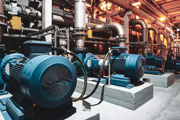 IMAGE 1: Condition monitoring of balance-of-plant rotating equipment has commonly been accomplished via a route-based method. (Images courtesy of Schaeffler Group USA Inc.)