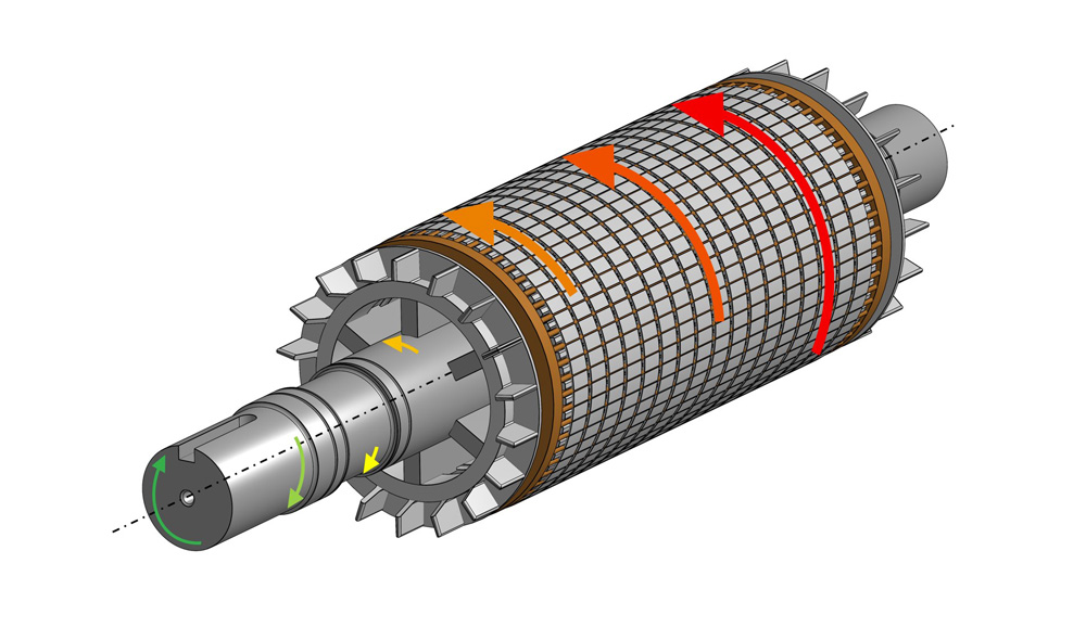 Torsional twisting of motor rotor