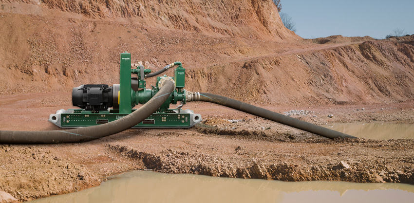 IMAGE 1 Electric-driven pump package in a mining application (Image courtesy of Franklin Electric Company, Inc.)